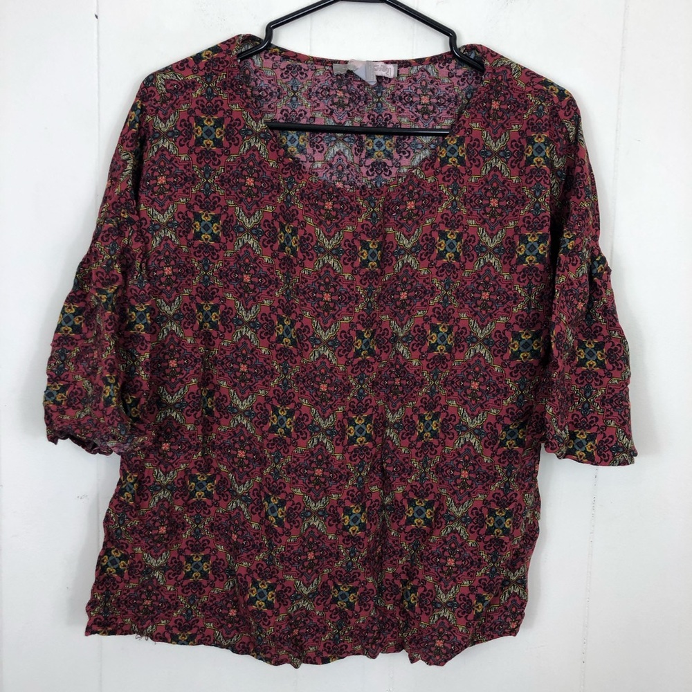 Forever 21 Multi Colour Blouse Sz M